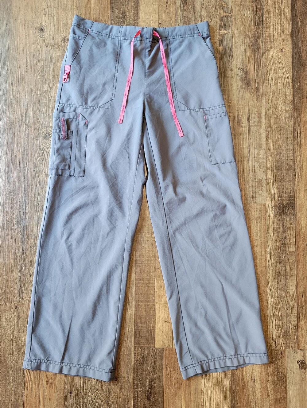 Carhartt Gray Pink Scrub Pants